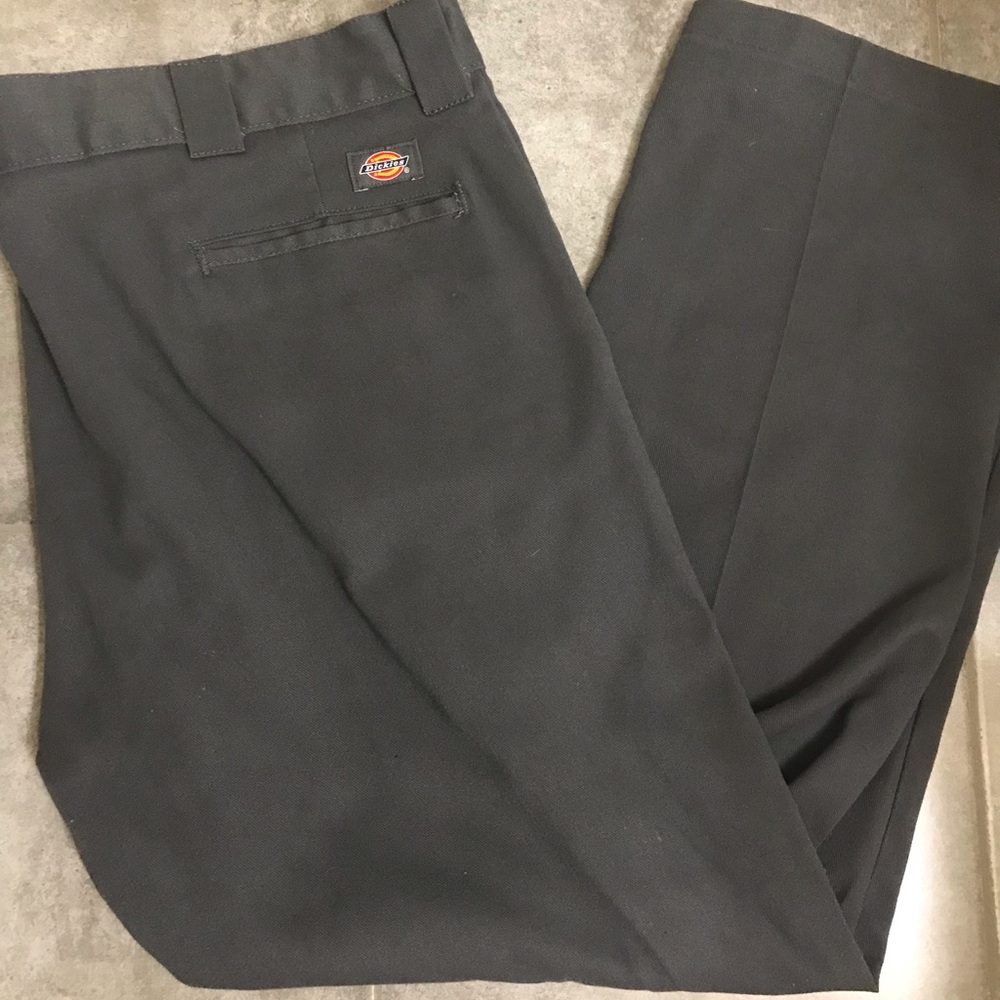 Grey Dickies Flex Slim Fit Pants 42x30